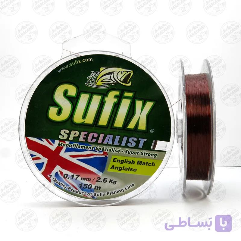 نخ ماهیگیری اسپشیالیست سافیکس سایز ۰.۲۲، ۱۵۰ متر Sufix SPECIALIST Trout — تصویر 1
