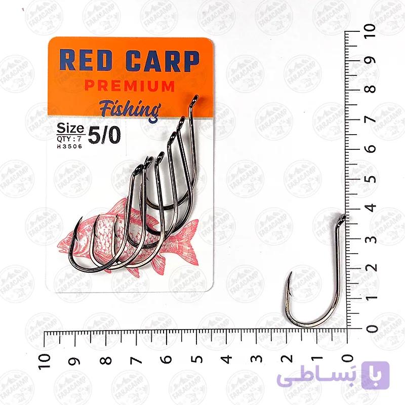 قلاب RED CARP سایز ۶/۰ بسته ۷ عددی