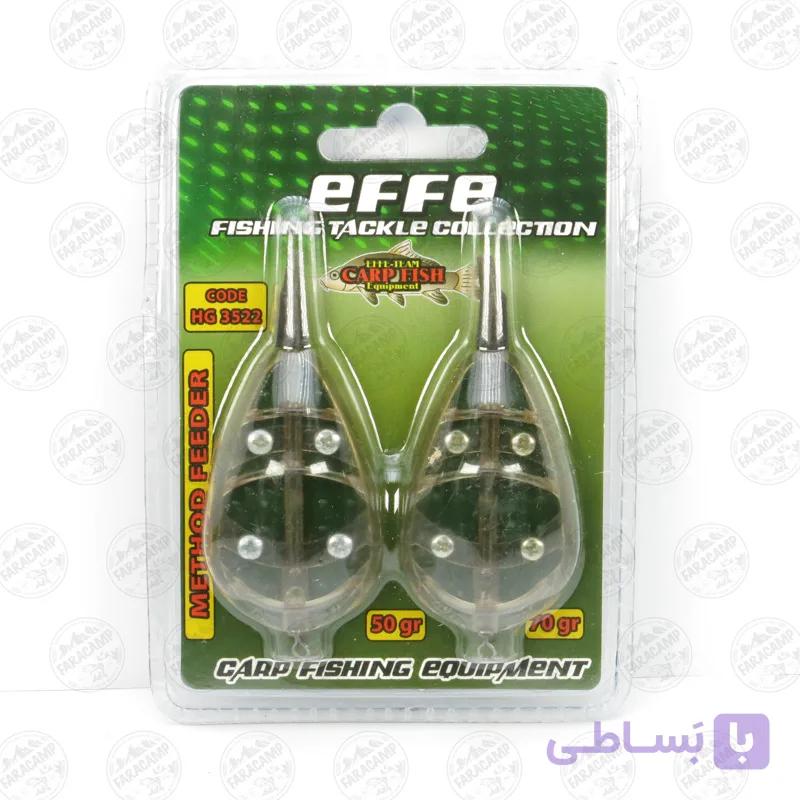 فیدر ماهیگیری ۶۰ و ۸۰ گرم افه بسته ۲ عددی ، EF&FE METHOD FEEDER HG3523 — تصویر 1