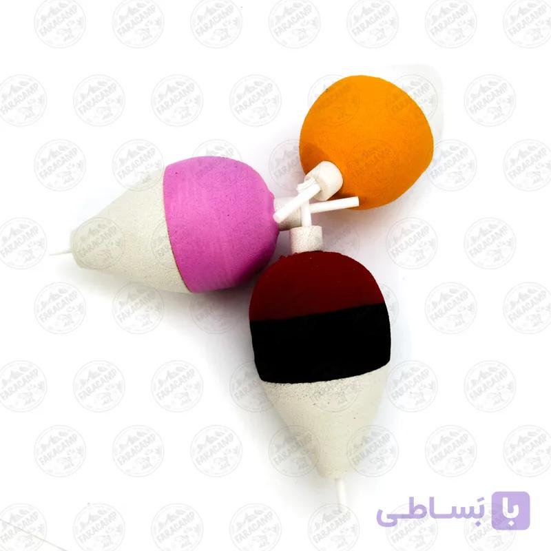 شناور یونولیت فشرده بزرگ، ۷۰*۴۰ میلی متر بسته ۳ عددی Fishing Floater — تصویر 1