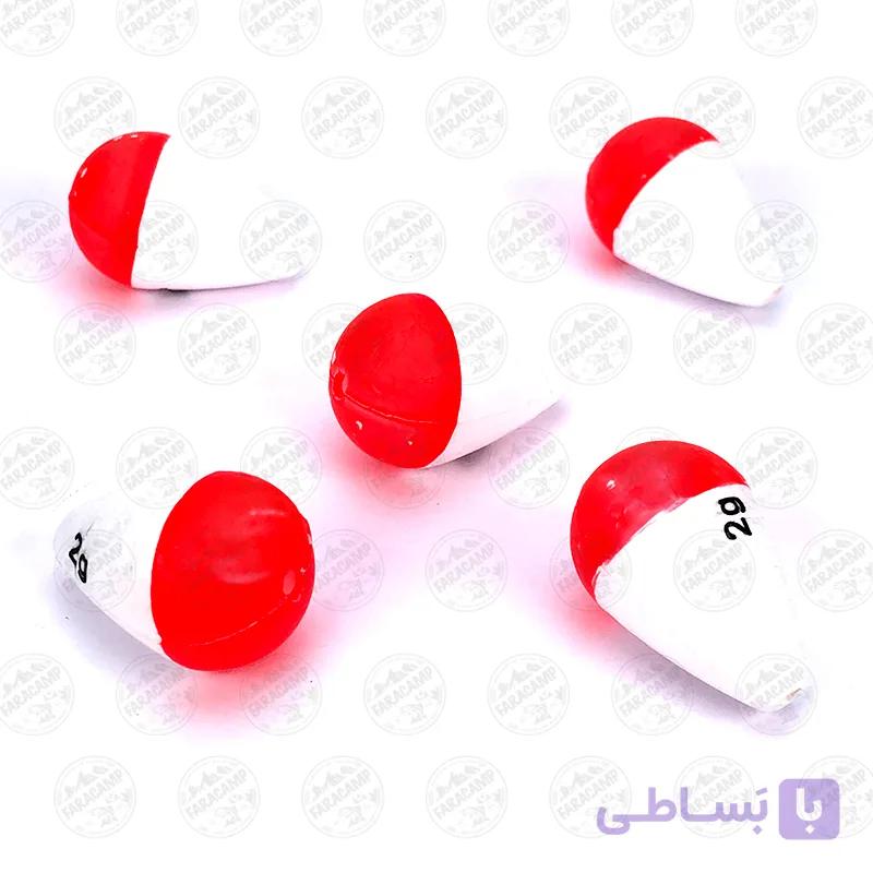 شناور یونولیت فشرده ۳ گرم، ۳۲*۲۰ میلی متر بسته ۵ عددی Fishing Floater 3 gr, 32*20mm, 5CT — تصویر 1
