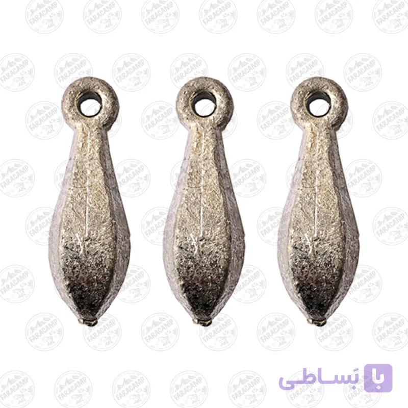 سرب ماهیگیری ۴۰ گرم بسته ۳ عددی