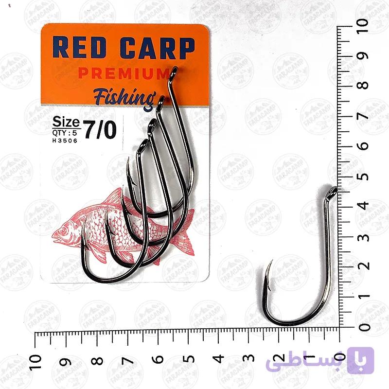 قلاب RED CARP سایز ۹/۰ بسته ۵ عددی