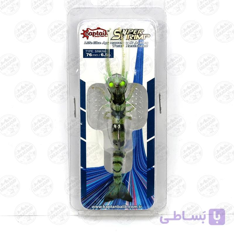 میگو مصنوعی کاپیتان ۷.۶ سانتی متر ۶.۵ گرم مدل ۰۲ Capitan magic shrimp — تصویر 1