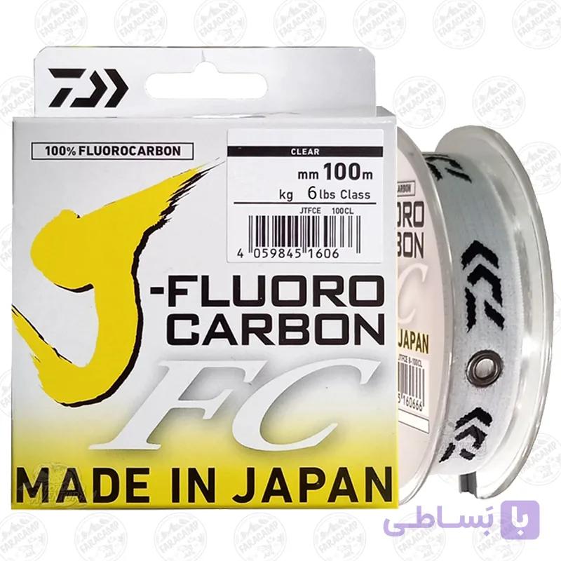 نخ ماهیگیری دایوا فلوروکربن ریسه ۵۰ متر سایز ۰.۸۸۷، DAIWA J -FLUORO CARBON — تصویر 1