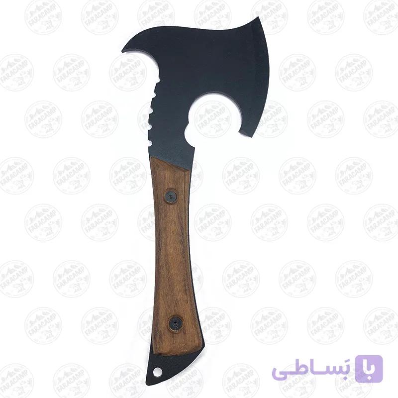 تبر دست ساز کوهنوردی و کمپینگ یخ شکن دار T300 — تصویر 1