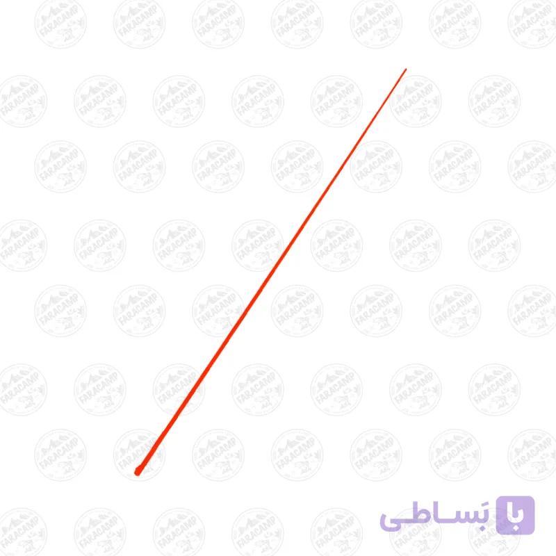 یدک سر چوب ماهیگیری توپر ۷۰ سانت رنگ قرمز