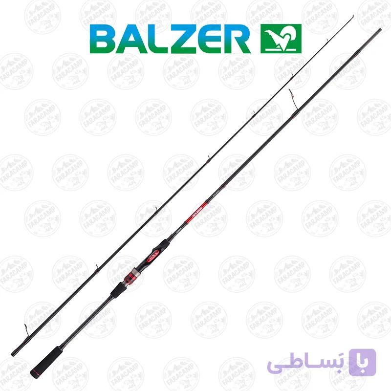 چوب ماهیگیری بالزر دوتکه کربن  Balzer Shirasu ZANDER JIG MH 2.7m 18-52g — تصویر 1
