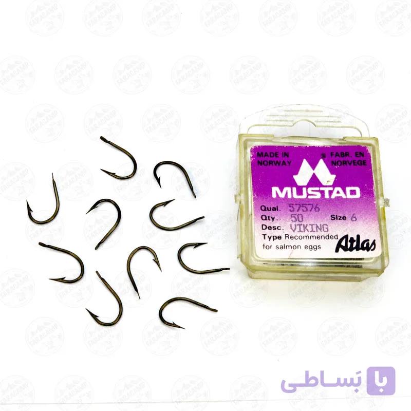 قلاب Mustad نروژ 57576 بسته ۱۰ عددی سایز 6 — تصویر 1