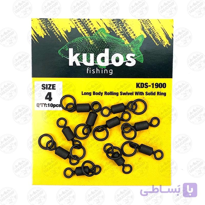 هرزگرد چود کپوری بسته 10 عددی Kudos Long Body Rolling Swivel  KDS-1900 — تصویر 1