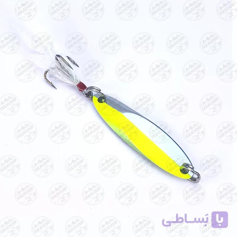 طعمه قاشقک ماهیگیری پردار Captain کاپیتان ۴.۹ سانتی متر ۱۰ گرمی کد ۶۰۱۴۳۴