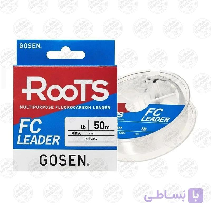 نخ ماهیگیری ریسه گوسن فلوروکربن روتس ۵۰ متر سایز ۰.۷۰،GOSEN ROOTS 0.70,27.2KG — تصویر 1