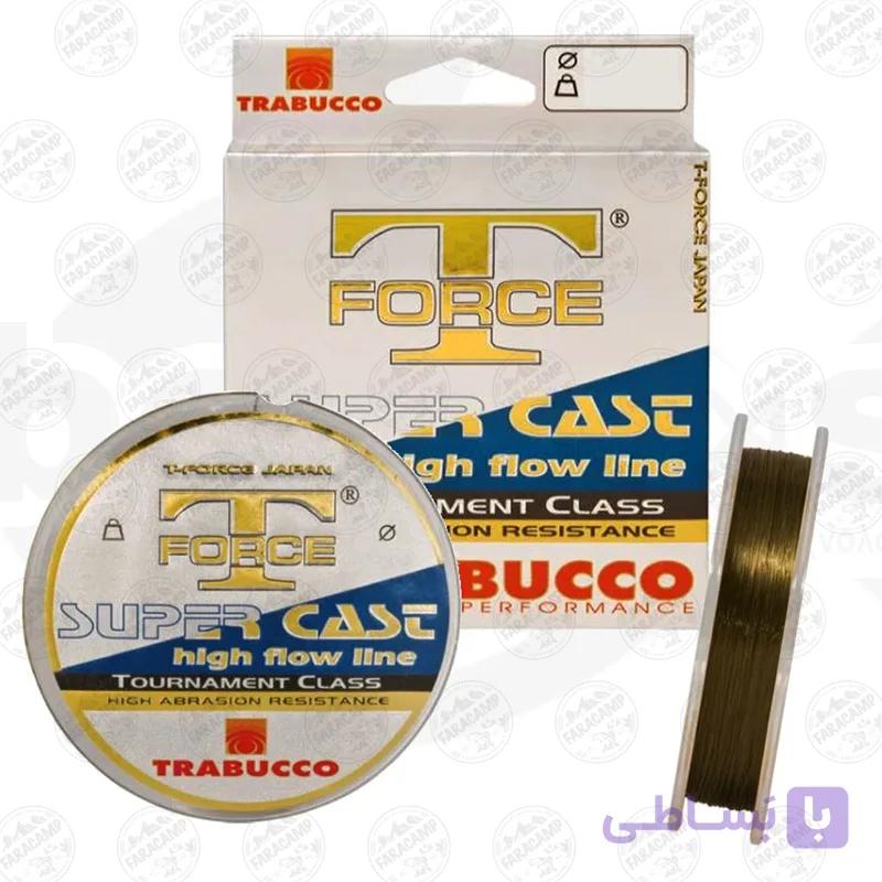 نخ ماهیگیری Trabucco SUPER CAST ترابوکو ایتالیا ۱۵۰ متر سایز ۰٫۳۵ — تصویر 1