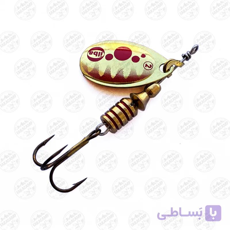 لانسه ماهیگیری سایز ۳ ایلبا ۲۰۲۱۳B Gold/Red Bubble ilba — تصویر 1