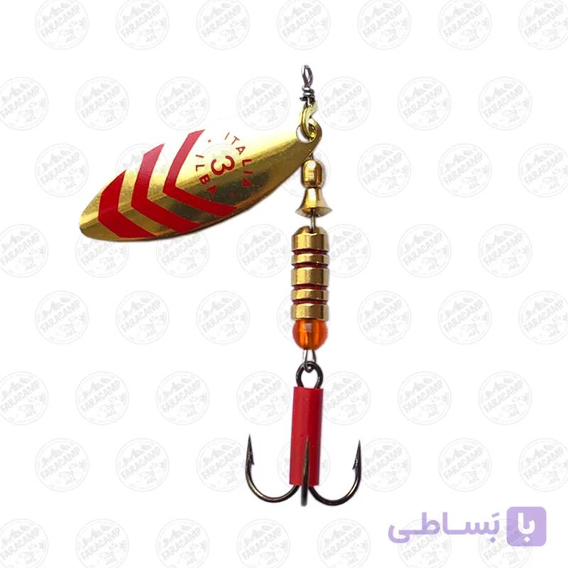لانسه ماهیگیری سایز ۳ ایلبا Lungo Gold/Red 60213