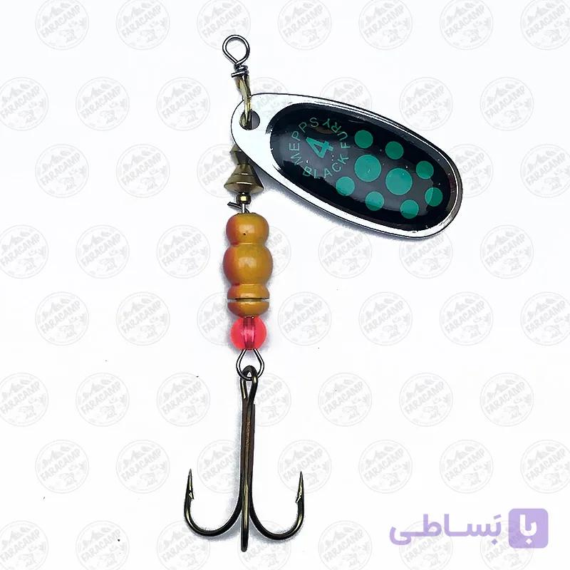 لانسه مپس مشکی خال سبز سایز ۴