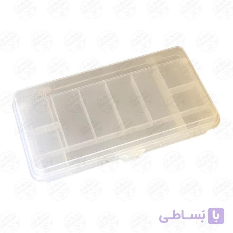 جعبه قلاب و لوازم ماهیگیری دو طبقه — تصویر 1