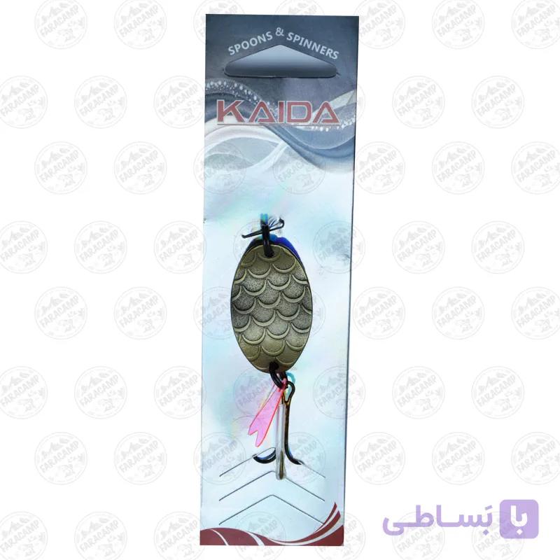 طعمه قاشقک ماهیگیری کایدا پولک ماهی زیتونی ۱۱ گرمی