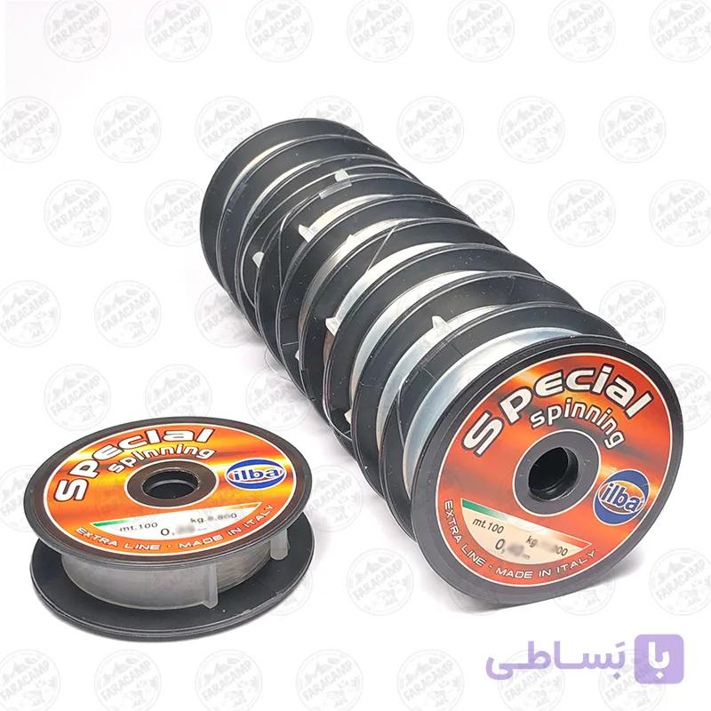نخ ماهیگیری اسپینینگ ایلبا ILBA ایتالیا  ۱۰۰ متر سایز ۰٫۲۵ — تصویر 1