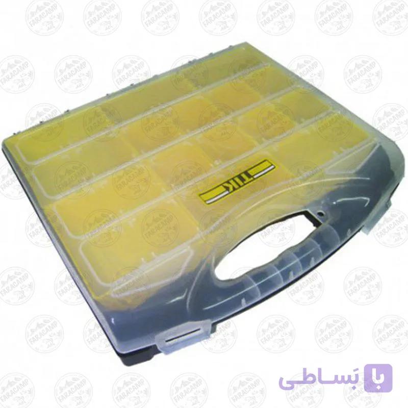 جعبه ابزار (ارگانایزر)  لوازم ماهیگیری  ۱۴ خانه بزرگ TIK-201 — تصویر 1