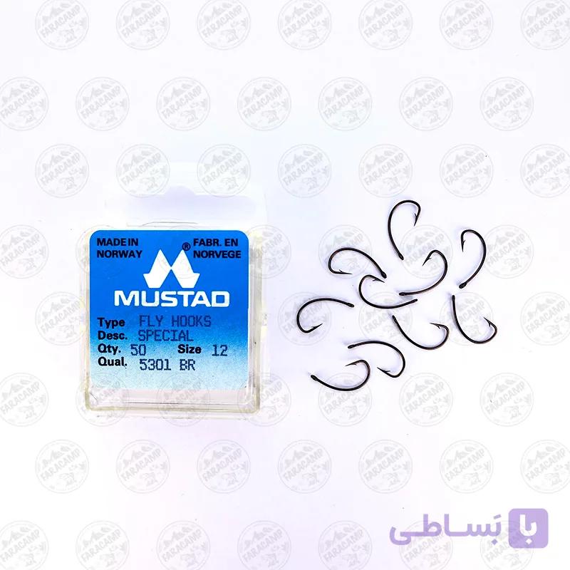 قلاب موستاد برنزی سایز 12 بسته 10 عددی MUSTAD 79580 — تصویر 1