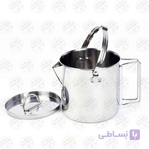 ظرف استیل پخت و پز کوهنوردی و کمپینگ ۱.۲ لیتری Camelwill — تصویر 1