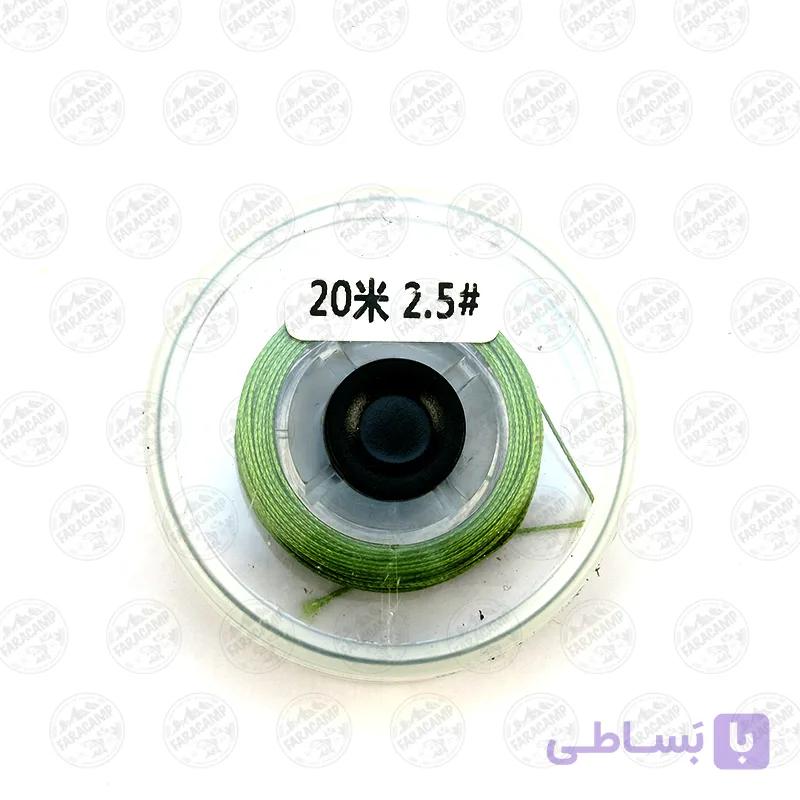 نخ لیدر slow sink کپوری سبز روشن ۲۰ متری  Carp Leadfree 25LB Light Green — تصویر 1
