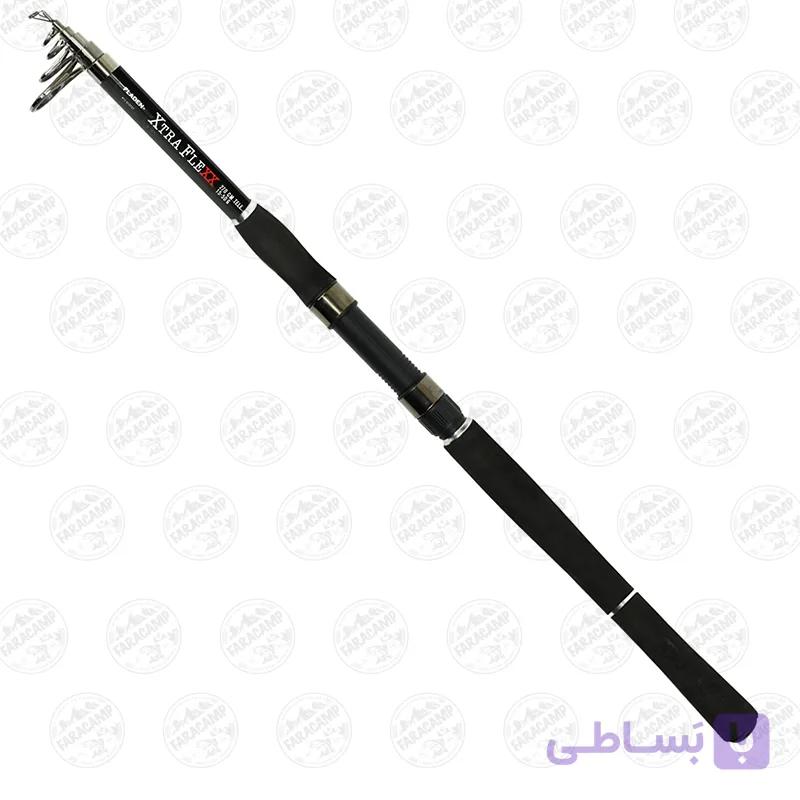 چوب ماهیگیری تلسکوپی ۲۱۰ سانت فلادن مدل FLADEN XTRA FLEXX TELE 7-25GR