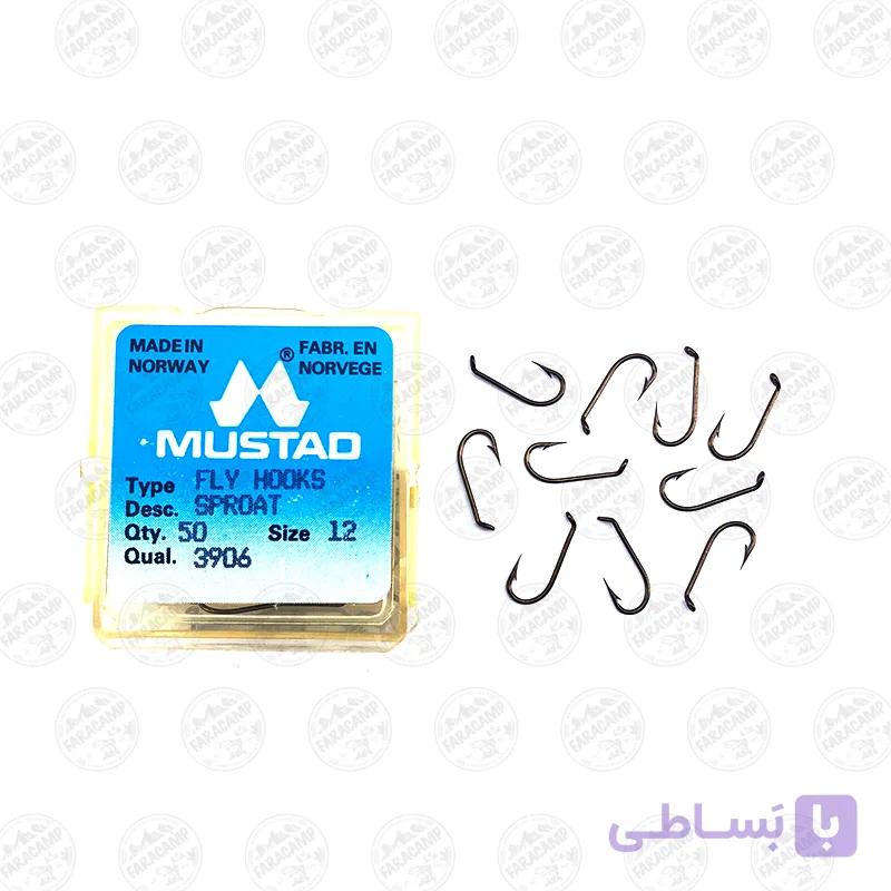 قلاب موستاد برنزی سایز 14 بسته ۵۰ عددی MUSTAD 3906B — تصویر 1