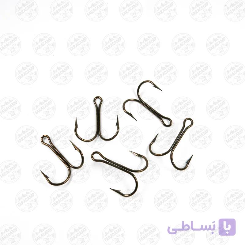 قلاب دو شاخ وی ام سی فرانسه برنز 9649 سایز 2 بسته 5 عددی VMC — تصویر 1