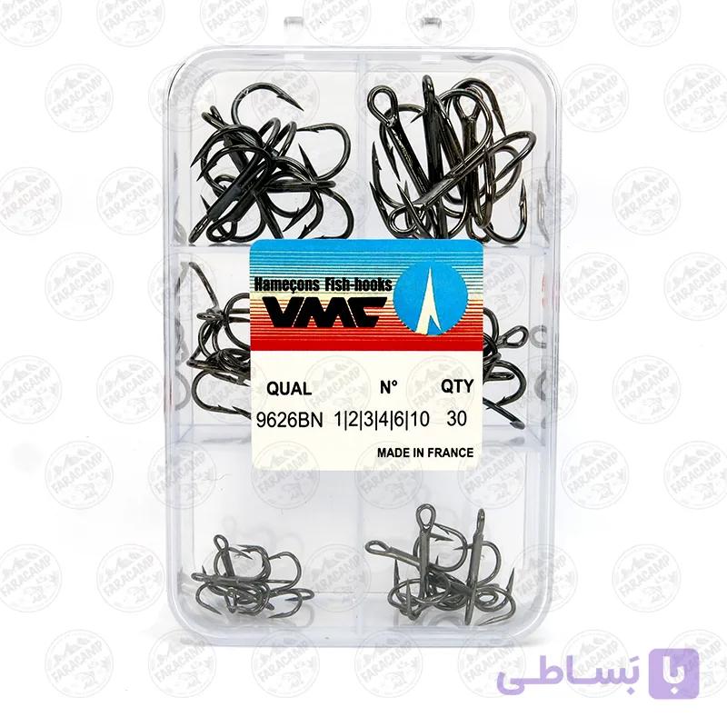 مجموعه قلاب سه شاخ وی ام سی فرانسه بسته ۳۰ عددی VMC — تصویر 1