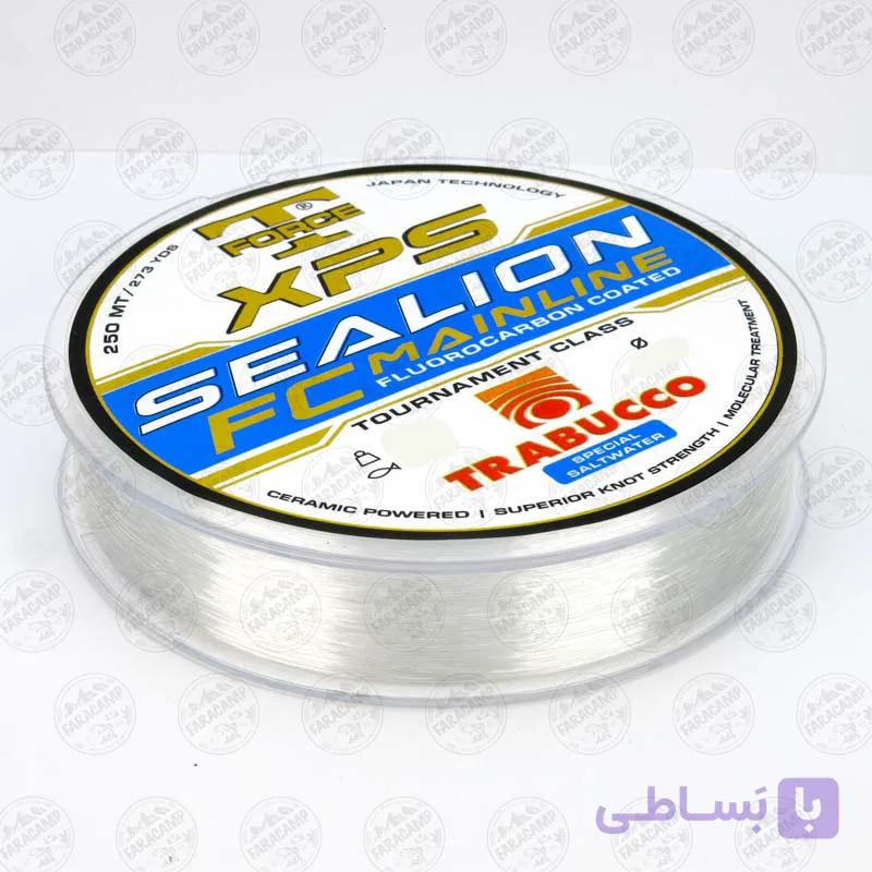 نخ ماهیگیری روکش فلورو کربن ترابوکو تورنومنت کلاس۲۵۰ متر سایز ۰.۲۲،Trabucco FC SEA LION — تصویر 1