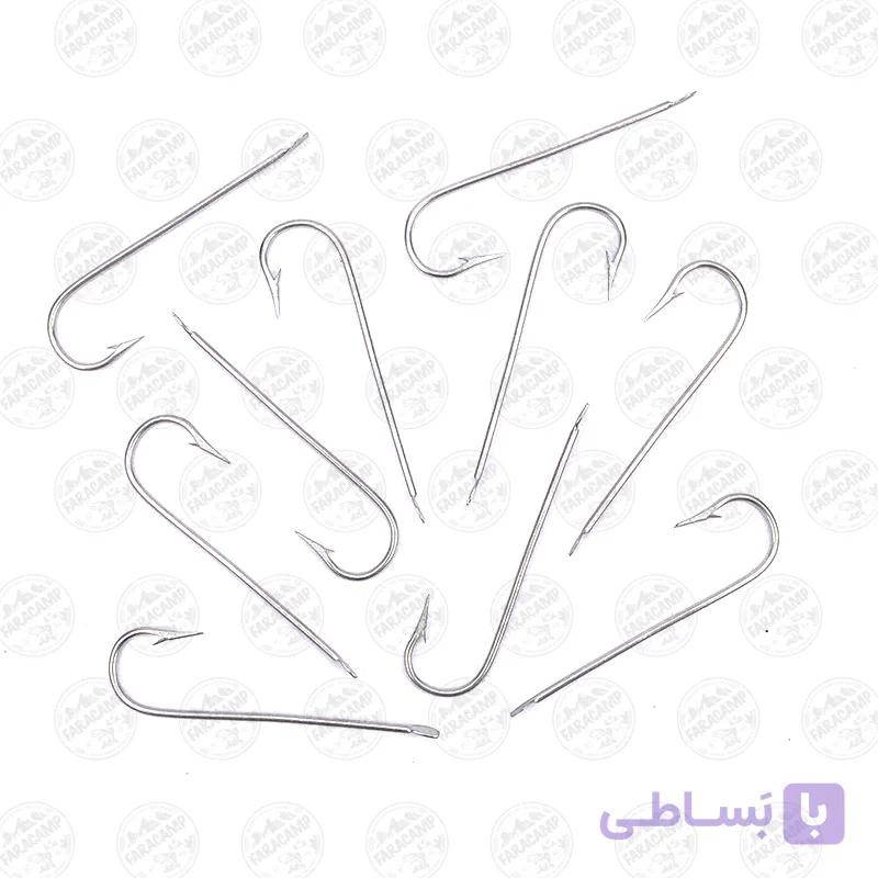 قلاب موستاد بدون چشمه سایز ۱۵ بسته ۱۰ عددی MUSTAD – Dutch Carlisle HOOKS 19821 — تصویر 1