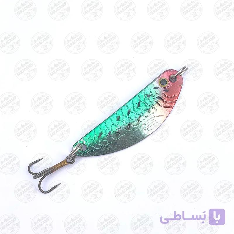 طعمه قاشقک نقره ای سبز ۶ گرم ۵.۵ سانتی متر — تصویر 1