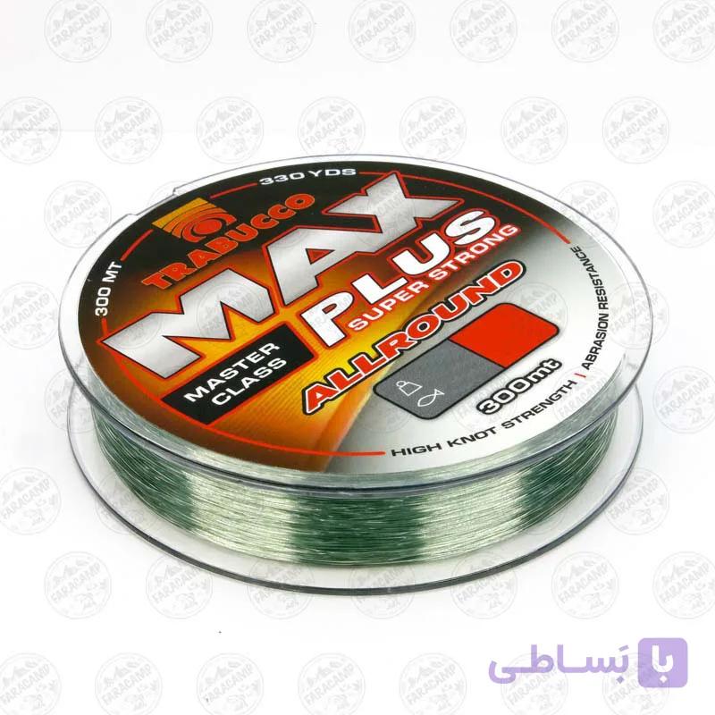 نخ ماهیگیری مکس پلاس ترابوکو مستر کلاس۳۰۰ متر سایز ۰.۳۵،Trabucco MAX PLUS ALLROUND — تصویر 1