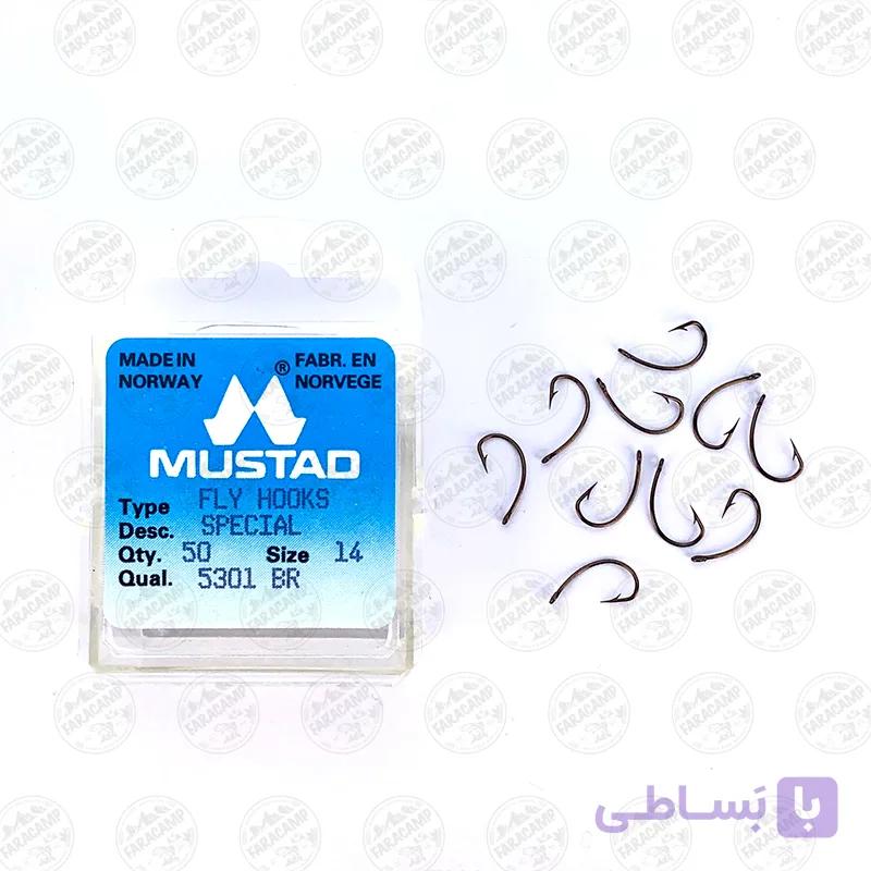 قلاب موستاد برنزی سایز 14 بسته 10 عددی MUSTAD 94840 — تصویر 1