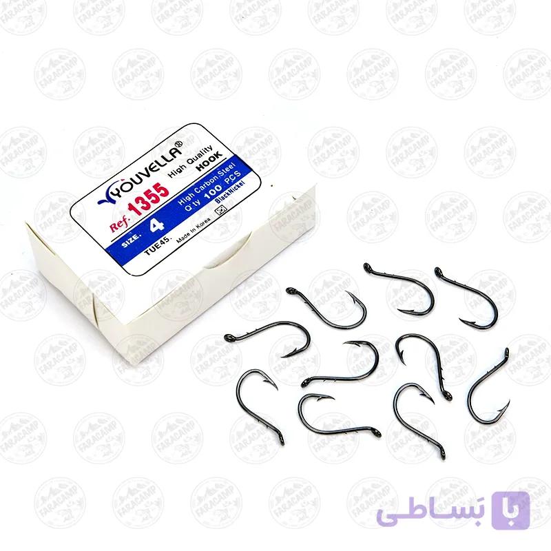 قلاب نیکل یوولا سایز ۴ مدل Youvella 11716 بسته ۱۰ عددی — تصویر 1
