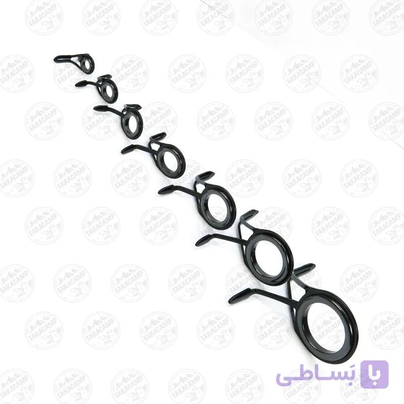 حلقه (گاید) یدکی چوب ماهیگیری ۲ تکه ۳ عددی کاپیتان — تصویر 1