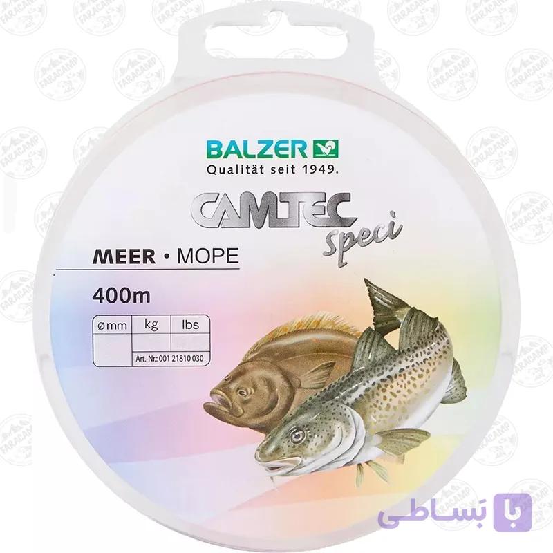 نخ ماهیگیری نارنجی کامتک بالزر سایز ۰.۳۵، ۴۰۰ متر BALZER CAMTEC Speci MEER — تصویر 1