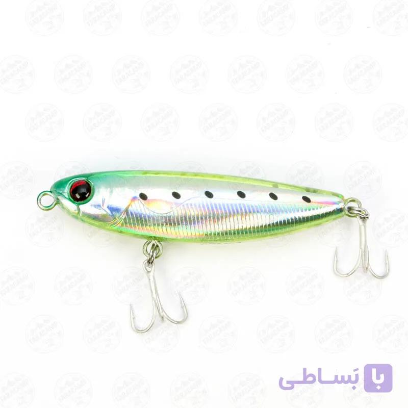 لور فلوت ریوجی ۶ سانت، ۶گرم قلاب BKK NO:10 مدل RYUJI DOG STRIKE 60 GREEN CHART — تصویر 1