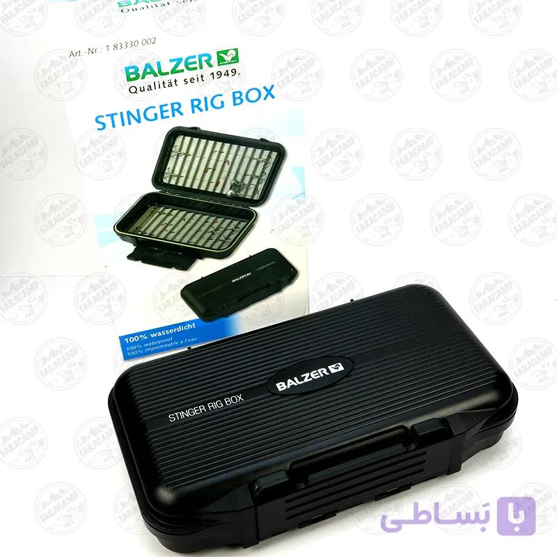 جعبه ارگانایزر قلاب، پشه و ریسه ماهیگیری ضد آب بالزر BALZER STINGER RIG BOX — تصویر 1
