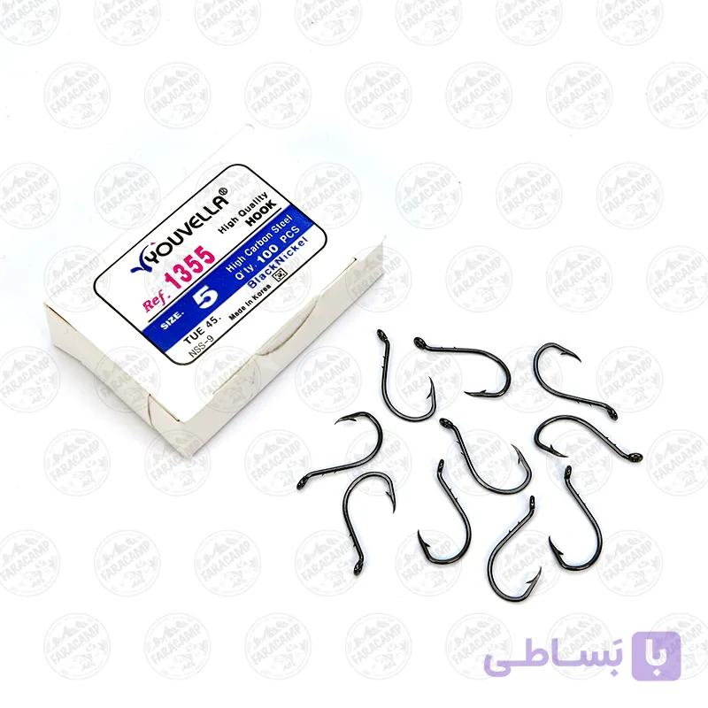 قلاب نیکل یوولا سایز ۵ مدل Youvella 1354 بسته ۱۰ عددی — تصویر 1