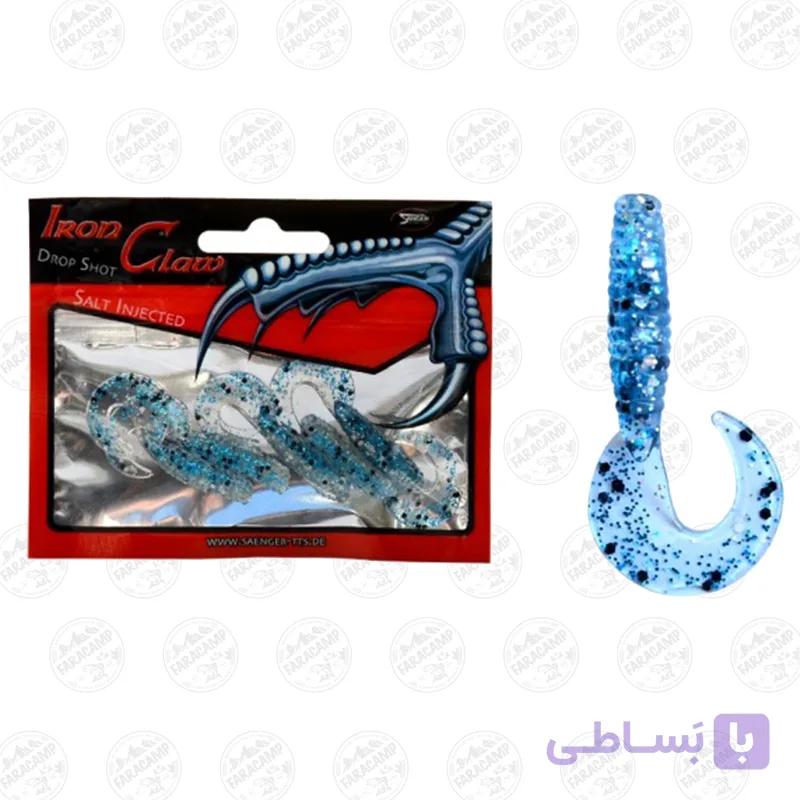 طعمه مصنوعی Iron Claw دم داسی ۴ سانتی متر ۵ عددی — تصویر 1