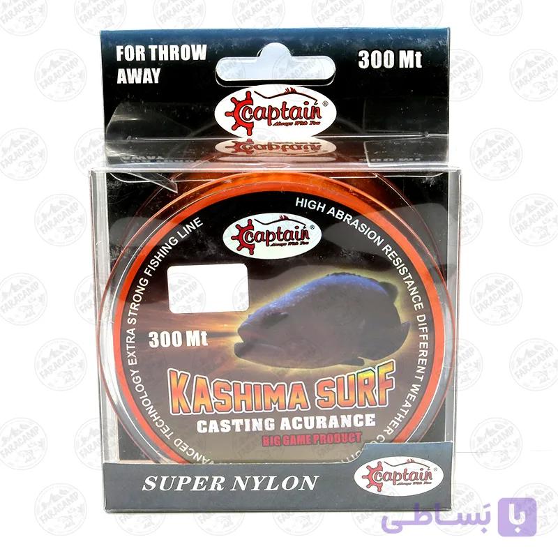 نخ ماهیگیری کاشیما سورف کاپیتان سایز۰.۴۰ ،۳۰۰ متر Captain KASHIMA SURF — تصویر 1