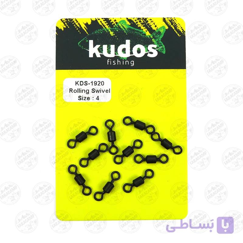 دوراهی مشکی کودوس سایز 4 بسته ۱۰ عددی Kudos — تصویر 1