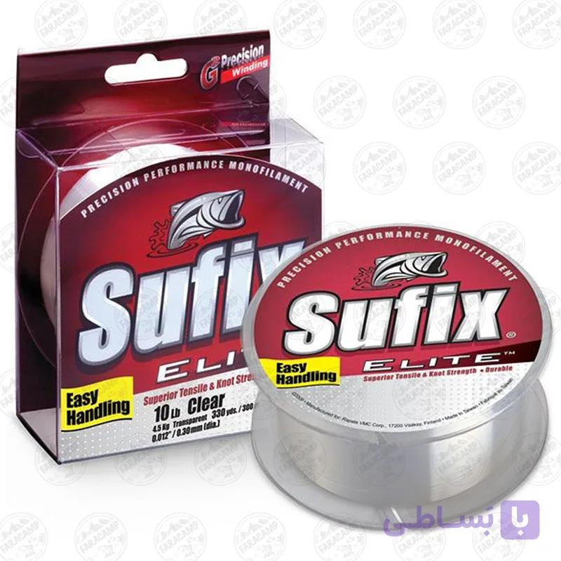 نخ ماهیگیری سافیکس سایز ۰٫۴۰ طول ۳۰۰ متر Sufix ELITE — تصویر 1