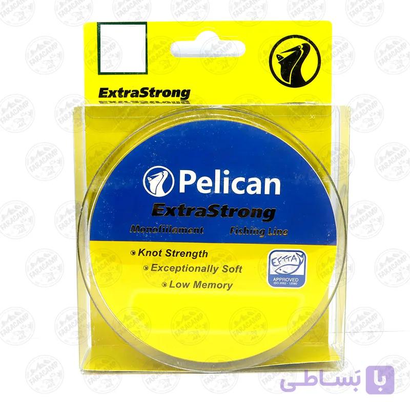 نخ نایلونی ماهیگیری پلیکان ۲۵۰ متری سایز ۰.۷۰ , Pelican Extra Strong 0.70 mm — تصویر 1