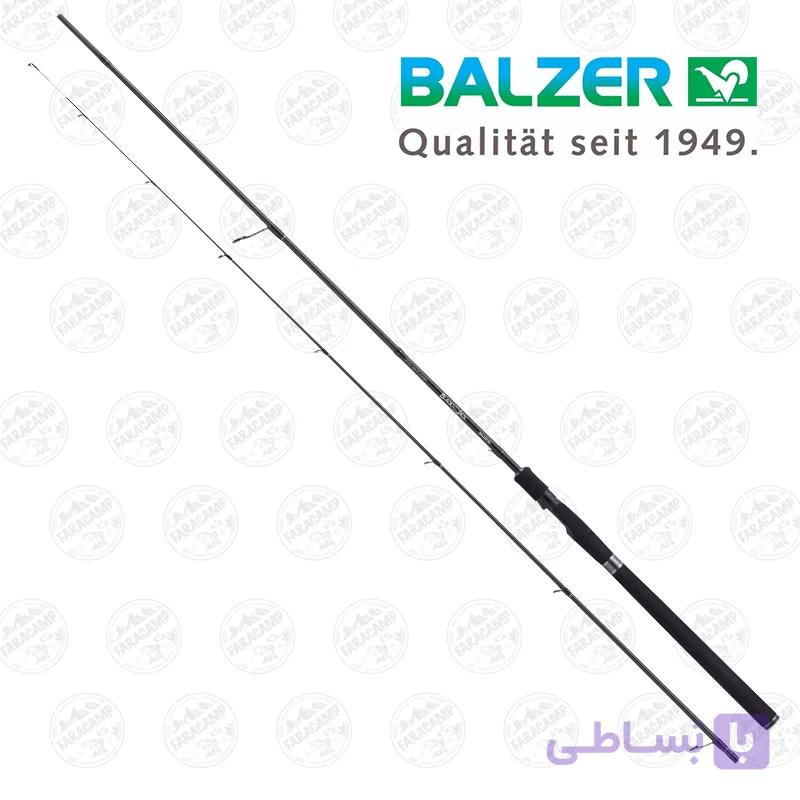چوب ماهیگیری دوتکه کربن ۲۵۵ سانت دراپ شات بالزر مدل Balzer DROP SHOT BLACK JACK 4-22GR — تصویر 1