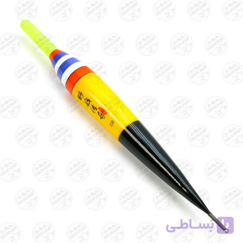 شناور لایت پاپ چراغدار حرفه ای ۲ گرم زرد و مشکی — تصویر 1