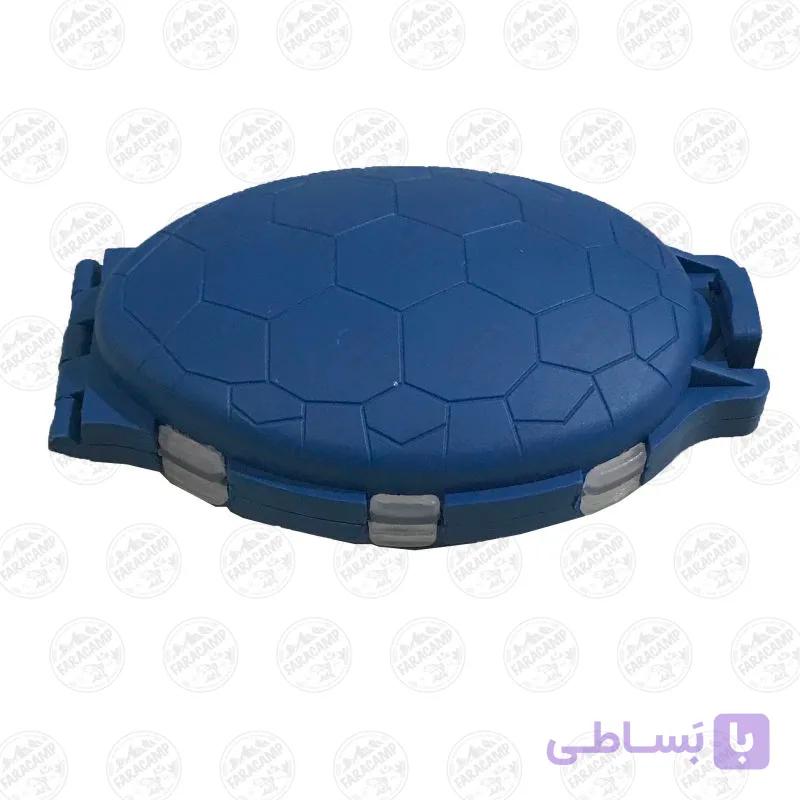 جعبه قلاب ماهیگیری طرح لاکپشت آبی — تصویر 1